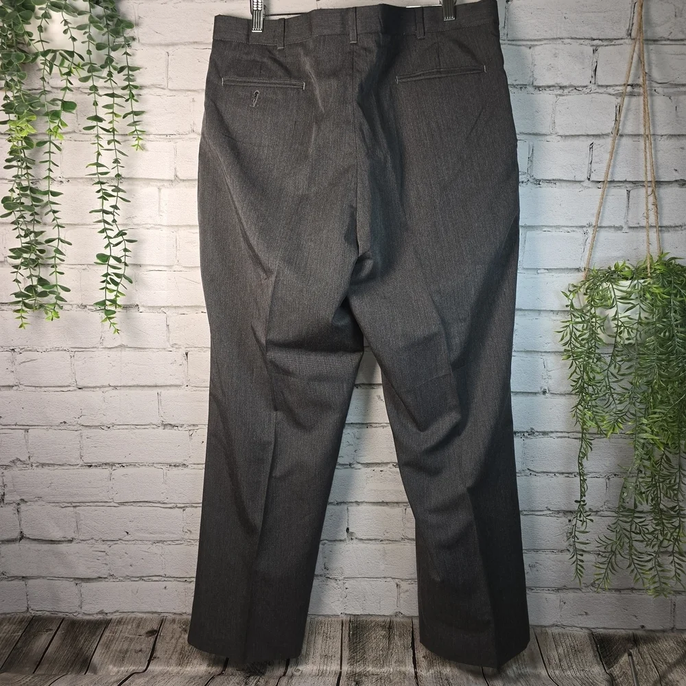 PRESSWICK & MOORE EXTENDER MENS CASUAL DRESS PANT CHARCOL GRAY NWT 38X30